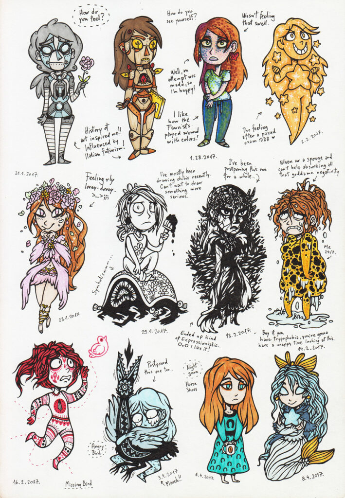 204h_Olga-Mihailović_Raspolozenja-tokom-fakulteta