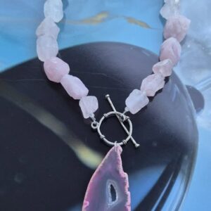 150_Željka Bašić_Ogrlica 2_rozenkvarc