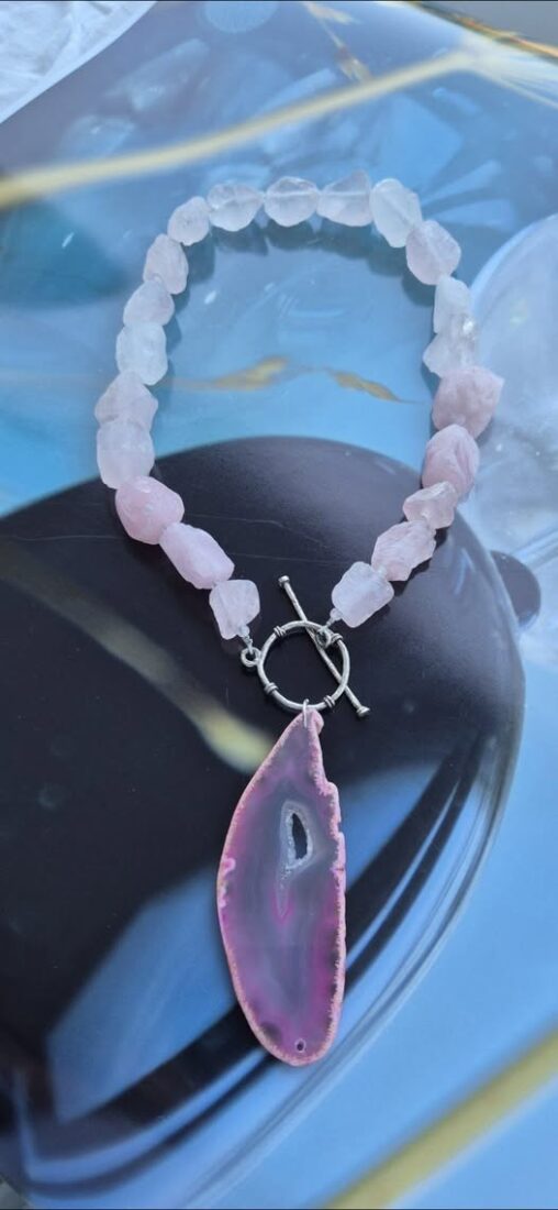 150_Željka Bašić_Ogrlica 2_rozenkvarc